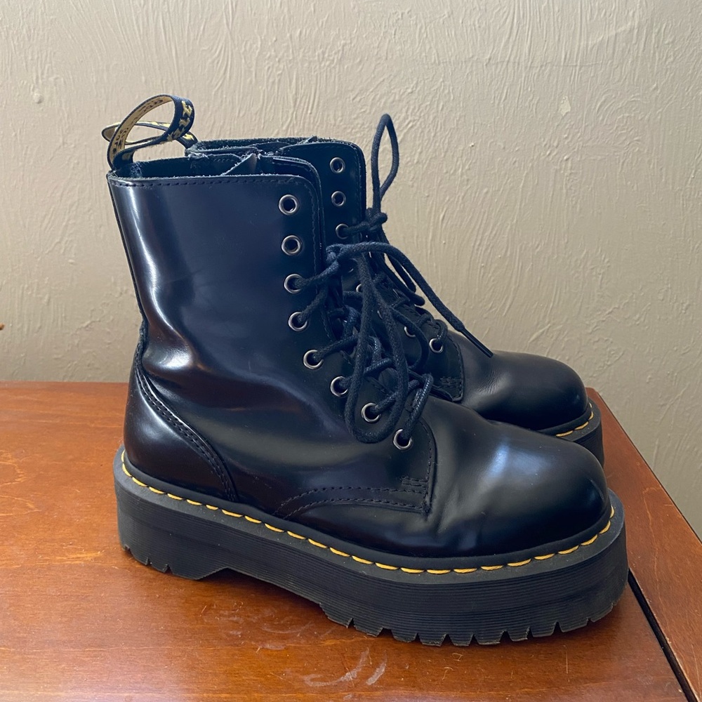 Dr. Martens Black Platform Boots